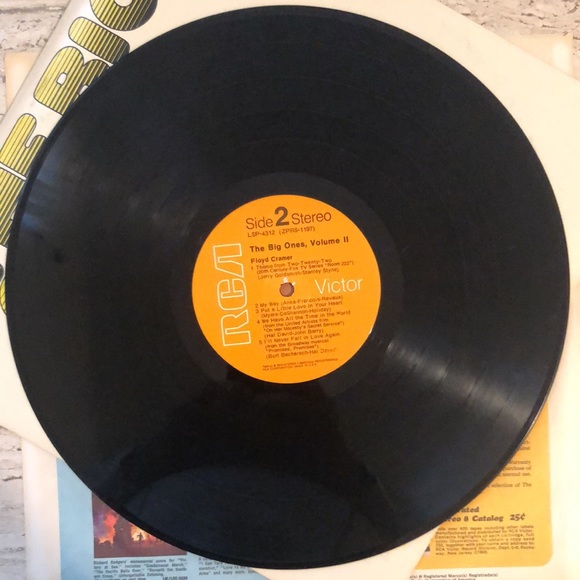 ***Free*** Floyd Cramer The Big Ones Vol. 2 Vinyl Lp - Picture 6 of 8